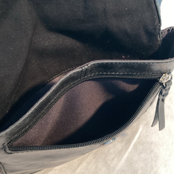 The sak leather Ventura convertible crossbody backpack charcoal smooth cowhide - Picture 14 of 17